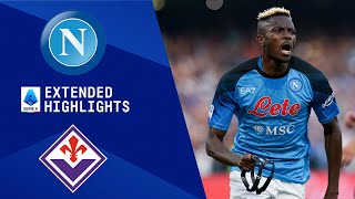 Napoli vs Fiorentina Extended Highlights  Serie A  CBS Sports Golazo [upl. by Ynaitirb]