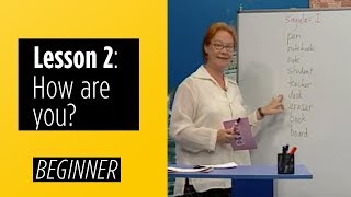 Beginner Levels  Lesson 2 How Are You [upl. by Anewor]