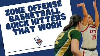 Zone Offense Basketball Quick Hitters that Work [upl. by Salome]