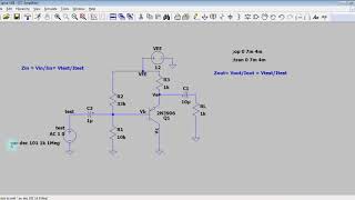 LTSpice Input Output Impedance [upl. by Muhan]