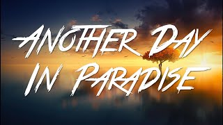 Another Day In Paradise  Phil Collins Lyrics HD [upl. by Felten673]