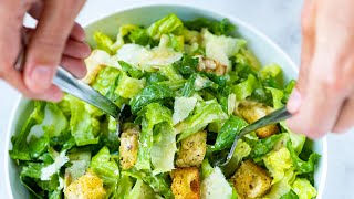 Perfect Caesar Salad Recipe [upl. by Maxine]