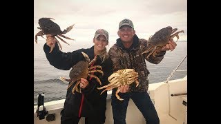 MASSIVE Dungeness CRAB Catch Clean Cook With UNDERWATER VIEW [upl. by Ire235]