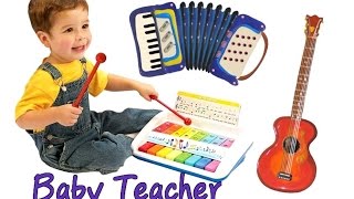 Musical Instruments for Kids – The Little Orchestra Compilation  MusicMakers  From Baby Teacher [upl. by Gilges]