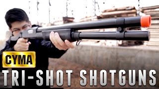 CYMA M870 Shotgun Series The Gun Corner Airsoft Evikecom [upl. by Cissie]