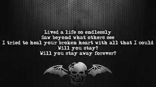 Avenged Sevenfold  So Far Away Lyrics on screen Full HD [upl. by Ahmar127]