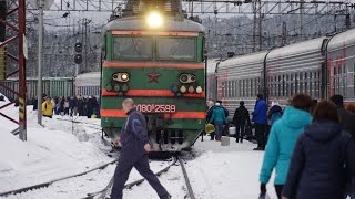 Train from Murmansk to Sant Peterburg [upl. by Lincoln]