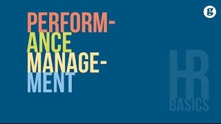 HR Basics Performance Management [upl. by Retxab720]