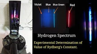 Rydbergs Constant by studying Hydrogen Spectrum  Experiment [upl. by Olly]