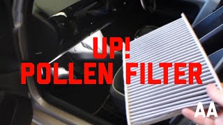 How to Replace Cabin Pollen Filter Volkswagen VW up [upl. by Jo-Anne]