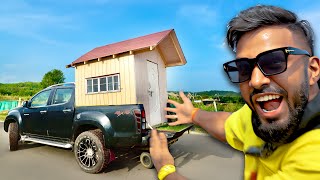 I BUILT A HOUSE ON A CAR [upl. by Oderfla]