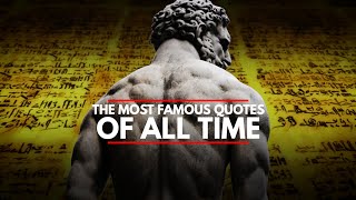 🔥TOP 180 Famous Quotes to Always Remember [upl. by Nonnahsed976]