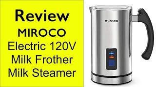 Review Miroco Milk Frother  How to make froth milk at home [upl. by Peatroy]