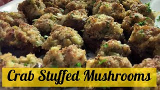 Crab Stuffed Mushrooms The Ultimate Appetizer [upl. by Adnaram]