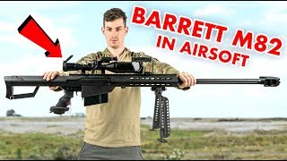 Anti Material Sniper Rifle in Airsoft [upl. by Ennahgem]