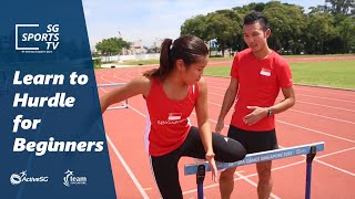 Athletics101 Learn to hurdle for beginners Athletics for Beginners [upl. by Siloam365]