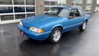 1992 Ford Mustang For Sale Foxbody 50 LX Notchback [upl. by Nanji]