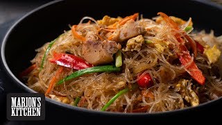 Thai Stirfried Glass Noodles  Marions Kitchen [upl. by Tish]