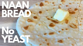 HOW to make the softest NAAN BREAD  NO YEAST  NO OVEN  SELF RISING FLOUR [upl. by Dazraf]