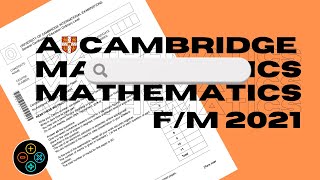 A Level Pure Mathematics February March 2021 Paper 32 970932 [upl. by Chapen971]