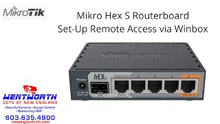 Mikrotik Hex S Router Configuration amp How to Remote View with Winbox [upl. by Ebneter]