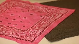 How to Tie a Cowboy Scarf  Craft Projects [upl. by Deyes972]