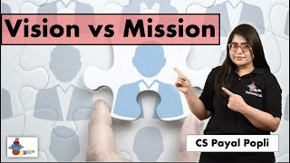 How Mission is different from Vision  Difference between Mission and Vision  MISSION  VISION [upl. by Gaelan]