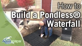 Aquascapes quotNEWquot How To Build a Pondless® Waterfall [upl. by Aniuqal707]