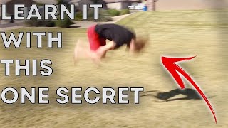 How To Do A Frontflip On Ground For Beginners [upl. by Holna645]