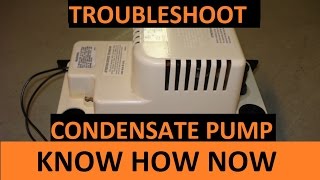 How to Troubleshoot a Condensate Pump [upl. by Joette998]