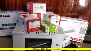 HIkVision CCTV Camera Installation and Setup [upl. by Eannej]