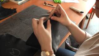 Making leather gloves by Evelyn Toomistu [upl. by Carolynn386]