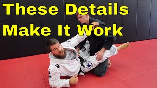 Scissor Sweep for BJJ White Belts Try These Adjustments [upl. by Atnahsa]