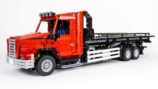 MOC LEGO® Technic Flatbed Tow Truck [upl. by Porty]