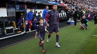 INTERVIEW  Kieran Trippier on Englands win at St James Park [upl. by Ruhtracam]