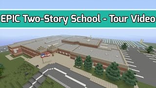 Amazing and Epic Minecraft School Build  Over 37000 Blocks  With Tutorial [upl. by Jo Ann867]