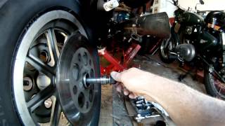 HarleyDavidson Rear Axle Reversal [upl. by Kizzee]