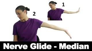 Nerve Glide  Median  Ask Doctor Jo [upl. by Semyaj]