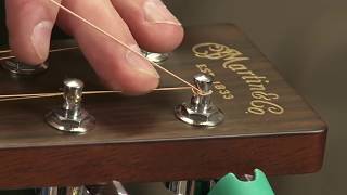 How to Change Strings on restring Your Guitar  Art Eichele [upl. by Chris]