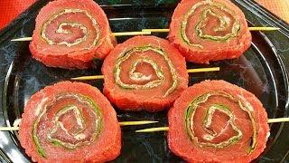 How To Make PinwheelsFlankSkirt Steak PinwheelTheScottReaProject [upl. by Fabian]