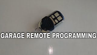 Garage door remote  How to program a replacement [upl. by Goldberg77]