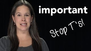 How to Pronounce IMPORTANT  American English [upl. by Dail]