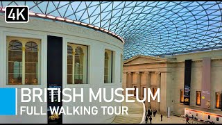 Virtual Tour of British Museum London UK  Walking Inside British Museum [upl. by Nosro]