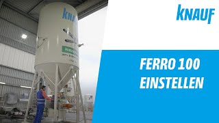 Knauf Fließestrich  FERRO 100 einstellen [upl. by Parrie771]