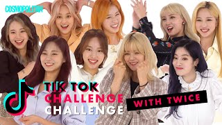 KPop Girl Group TWICE Nailed These Crazy TikTok Dances  TikTok Challenge Challenge  Cosmopolitan [upl. by Fleisig]