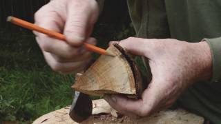 An Introduction to Green Woodwork  Part 2 Using the Axe [upl. by Nerral]