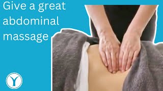 Abdominal massage how to techniques and guidance [upl. by Aerdnaxela344]