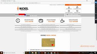 Comment ouvrir un compte nickel [upl. by Merle]