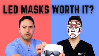 DERMATOLOGIST REVIEWS LED MASKS RED LIGHT and BLUE LIGHT [upl. by Atlanta]