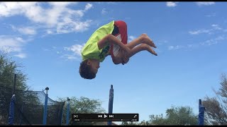 How To Do A Frontflip On A Trampoline For Beginners [upl. by Aem]